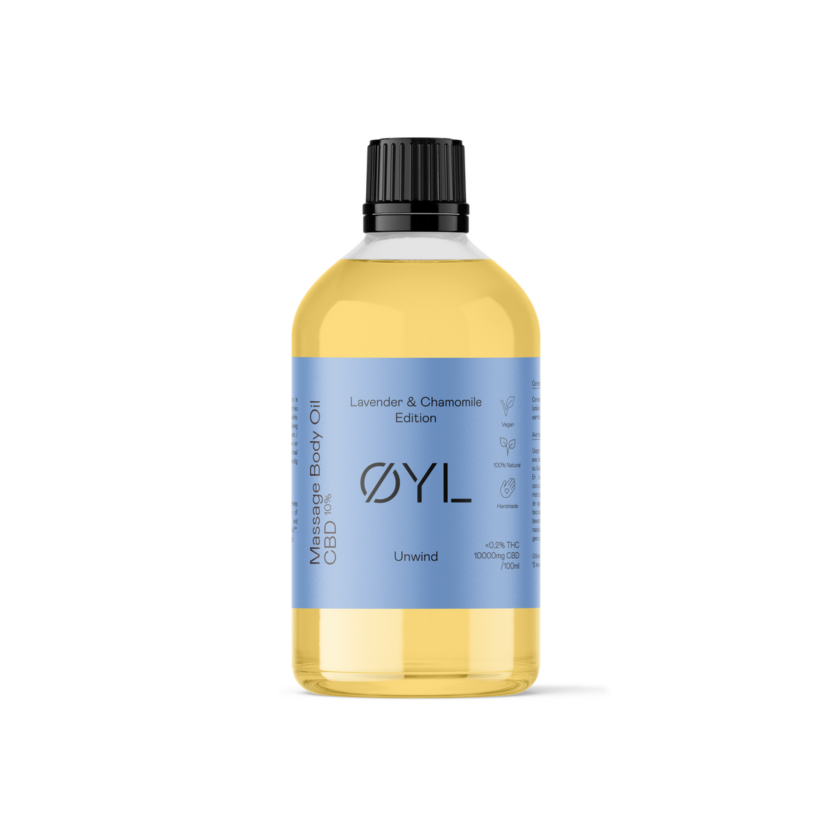 Lâcher-Prise<br>Huile de Massage biologique<br>Lavande & Camomille - 100ml-0