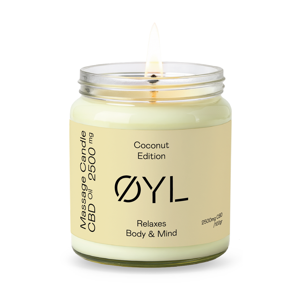 Bougie de massage Noix de coco<br>CBD Spectre Large 100g-0